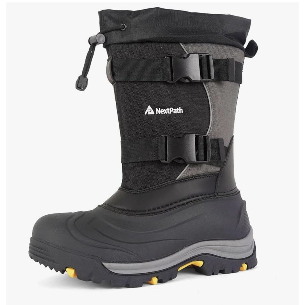 Men's Snow Boots 12/14 inch Snow Boots For Men Waterproof 10